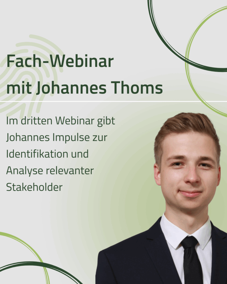 Webinar 03: Zielgruppen & Stakeholder verstehen mit Johannes Thoms