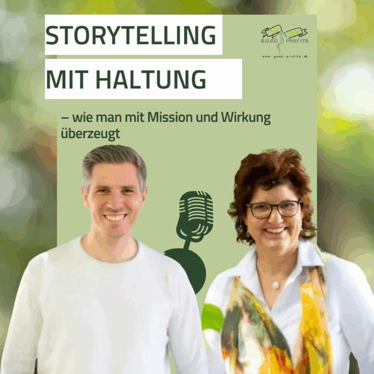 Podcast mit Sebastian Grothaus & Miriam Hohenfeldt: Storytelling mit Haltung – wie man mit Mission und Wirkung überzeugt