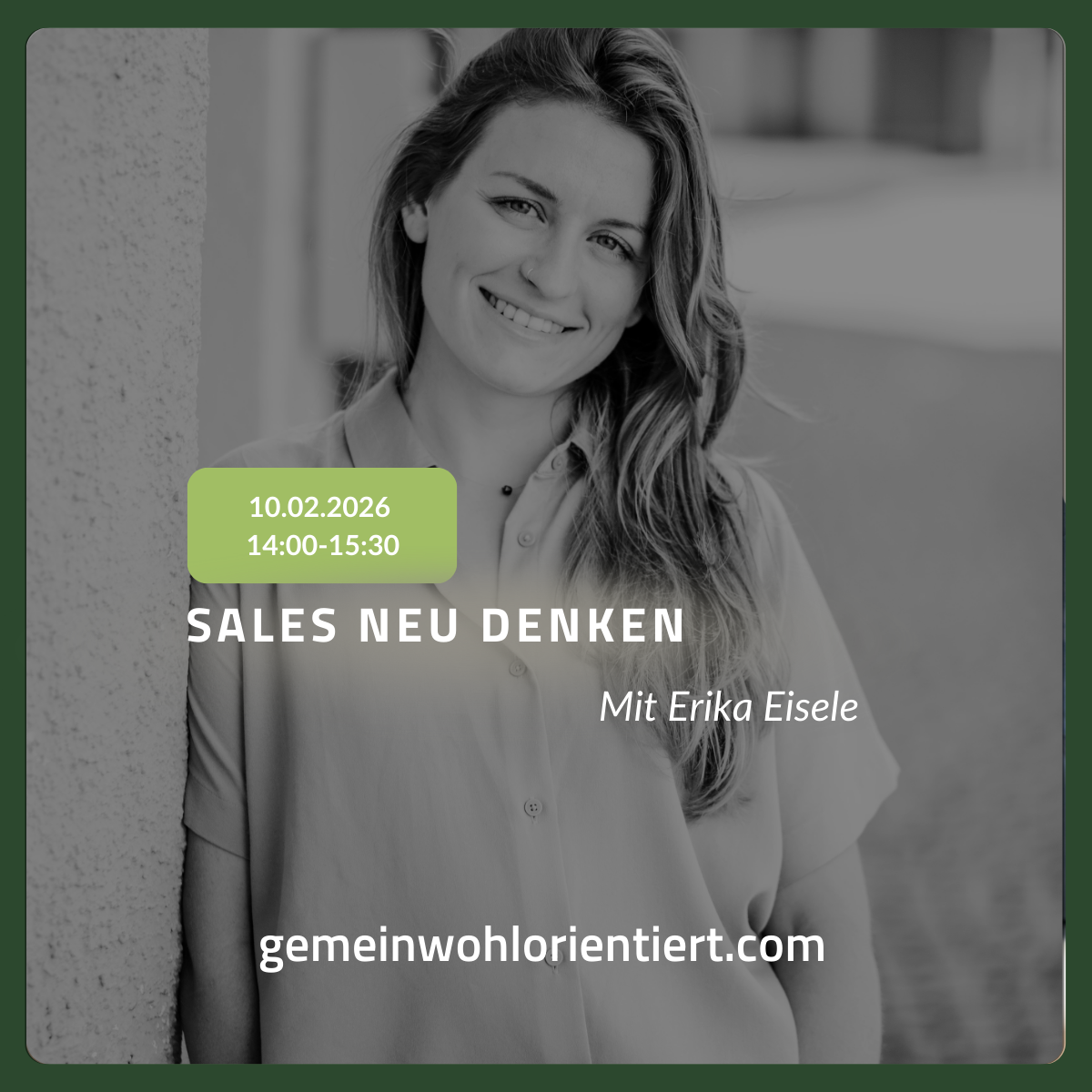 Webinar: Sales neu denken mit Erika Eisele